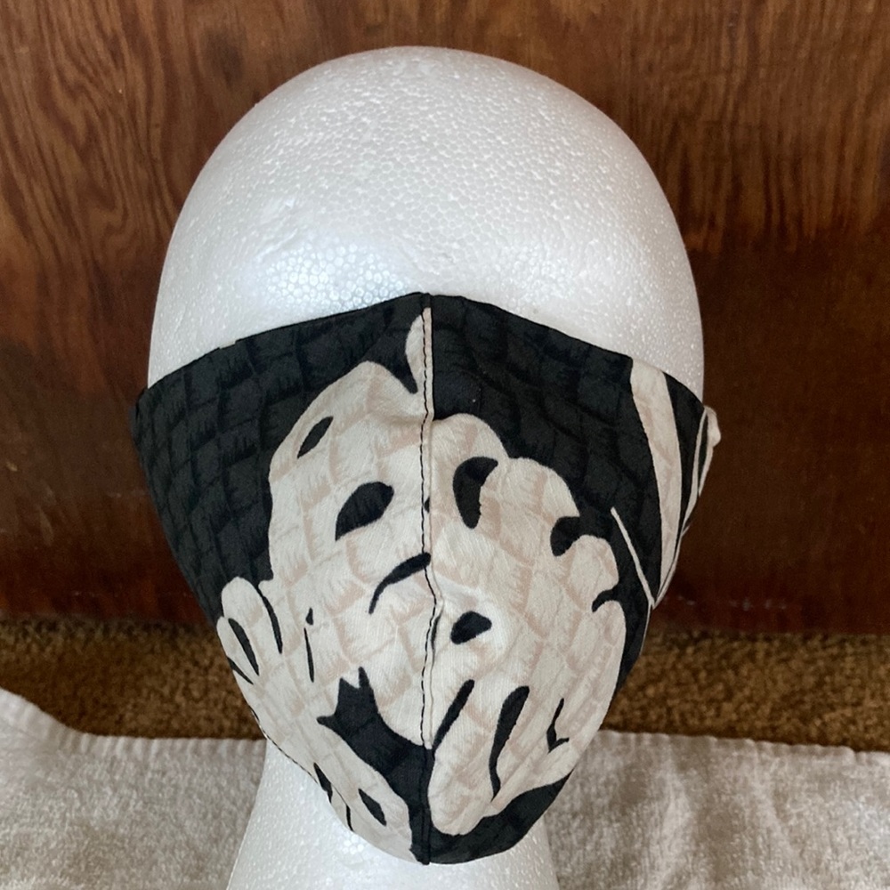 Hawaiian print face mask #6 Monstera